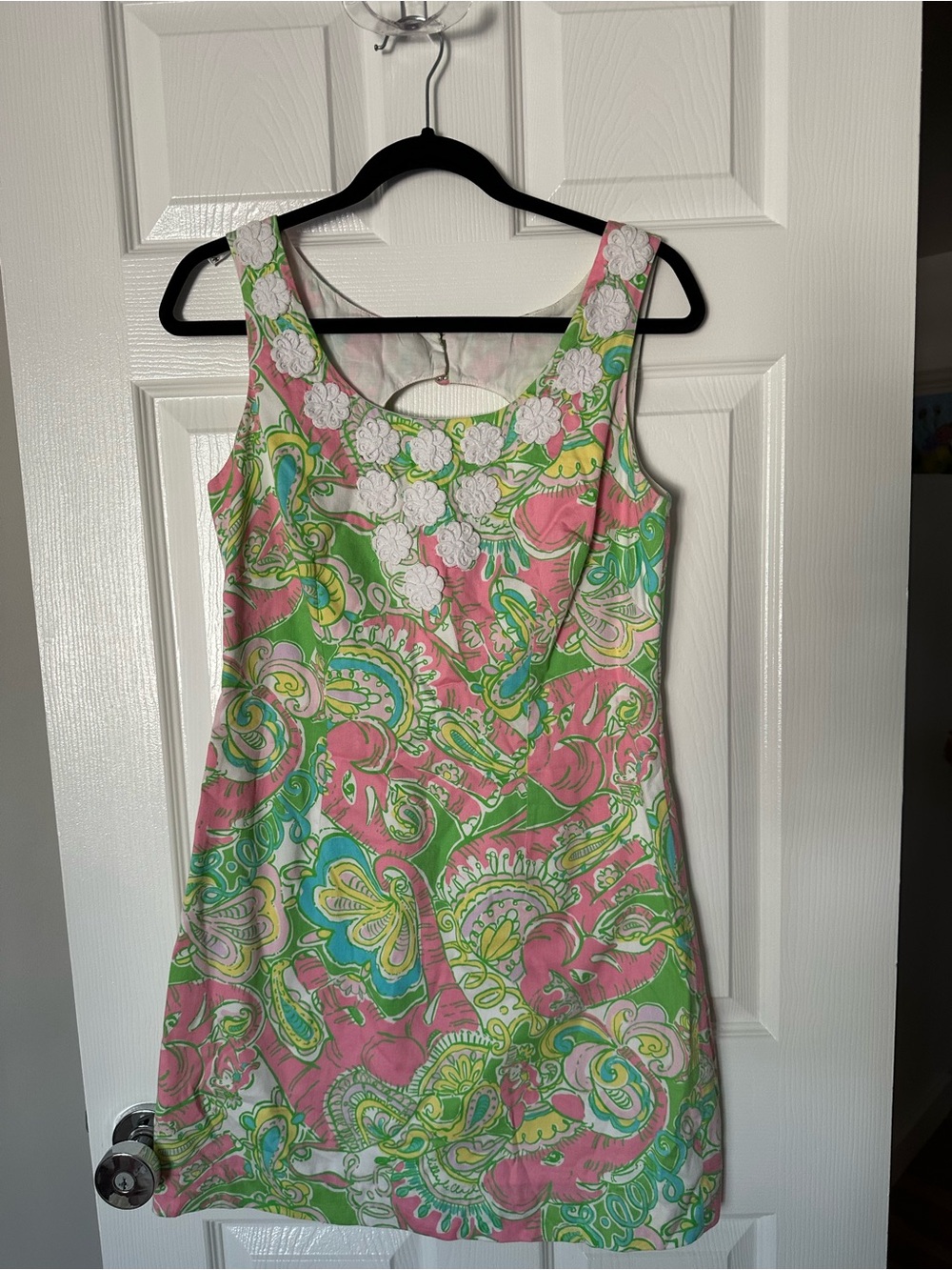 Lilly Pulitzer Pink, Green & White Paisley Sundress